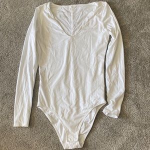 Everlane XS White bodysuit